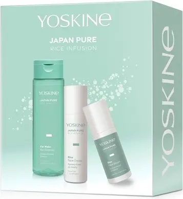 Набор для ухода за лицом Yoskine Japan Pure Rice Infusion