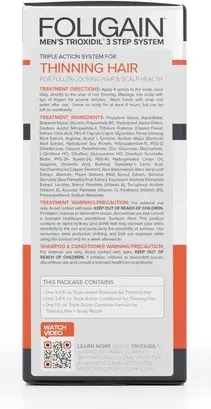 Тоник для волос Foligain Triple Action Hair Loss System