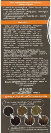 Permanent Color Care Hair Dye Les 3 Chenes Chocolate Brown 5B