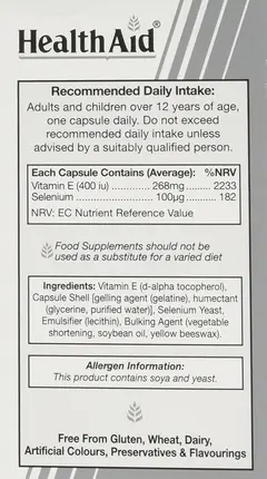 Минеральные капсулы Health Aid