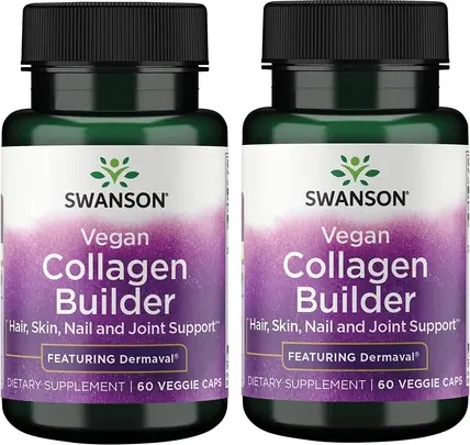 Капсулы Swanson Vegan Collagen Builder с Dermaval
