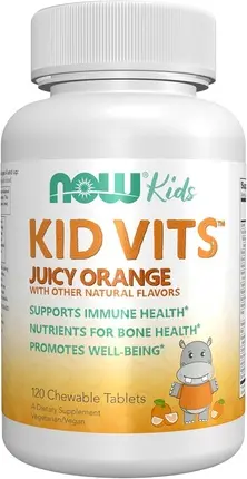 Жевательные таблетки Now Foods Kid Vits Мультивитамин