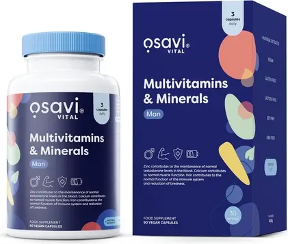 Мультивитамины и Минералы Osavi Полная Формула с 33 Питательными Веществами