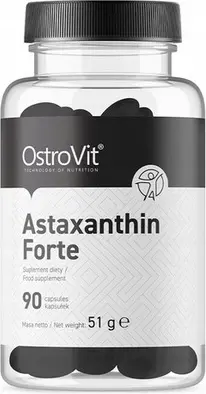 Капсулы Ostrovit Astaxanthin Forte Молодой вид, хорошее самочувствие