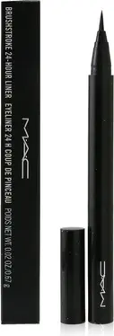 Кисть для подводки MAC Cosmetics Brushstroke 24 HR Eyeliner Brush коричневая