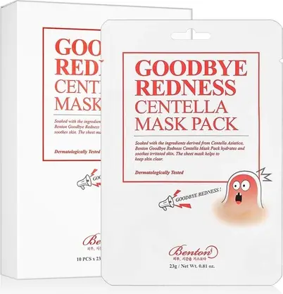 Тканевая маска Benton Good Bye Redness Centella Mask Pack