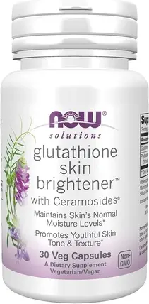 Капсулы Now Foods Skin Brightener с церамидами