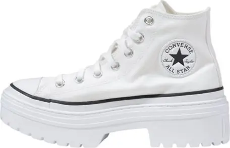 Кеды Converse Белые Ткань Массивная подошва