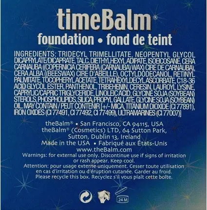 Тональная основа Thebalm TimeBalm