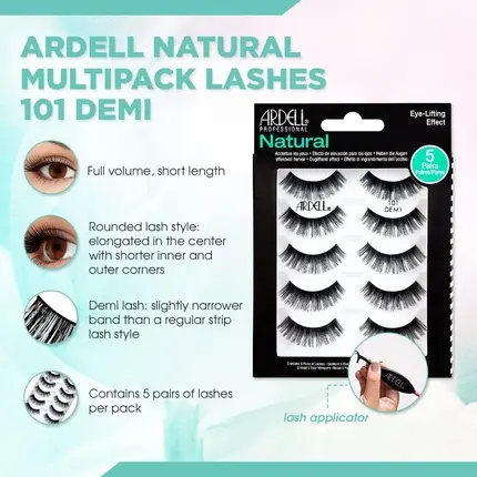 Накладные ресницы Ardell Natural Упаковка из 5 штук