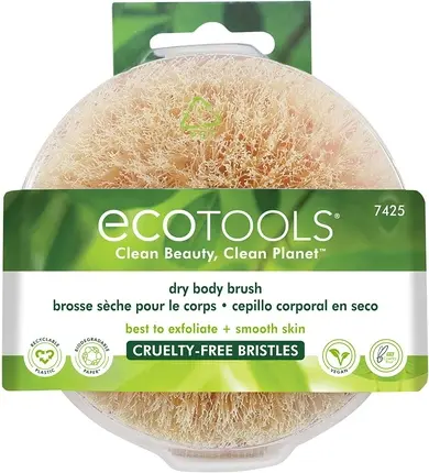 Dry Body Brush Ecotools Detoxify and Smooth