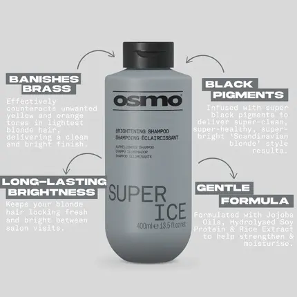 Шампунь Osmo Super Ice для осветления светлых волос