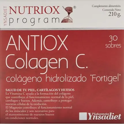 Добавка Ynsadiet Antiox Коллаген и Гиалуроновая кислота Fortigel Nutriox