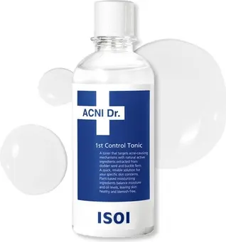 Тоник на растительной основе успокаивающая формула Isoi Isoi Acni Dr. 1st Control