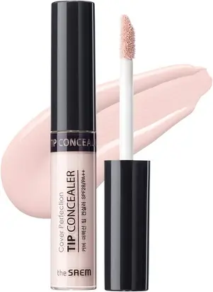 Консилер The Saem Cover Perfection Tip Concealer SPF28 PA++ Осветляющий