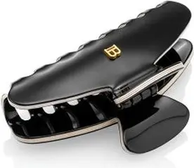 Заколка для волос Balmain Hair Couture Средняя заколка в Черно-Белом цвете