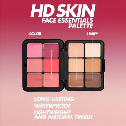 Комплект для тона Make Up For Ever HD Skin Face Essentials Палетка с хайлайтерами Medium Harmony 2