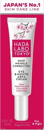 Крем Hada Labo Tokyo Антивозрастной корректор глубоких морщин для области вокруг глаз и рта