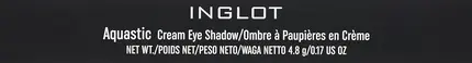 Кремовые тени для век Inglot Aquastic