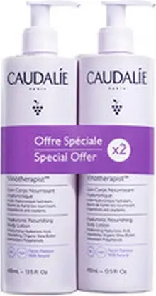 Питательный дуэт лосьонов для тела Caudalie