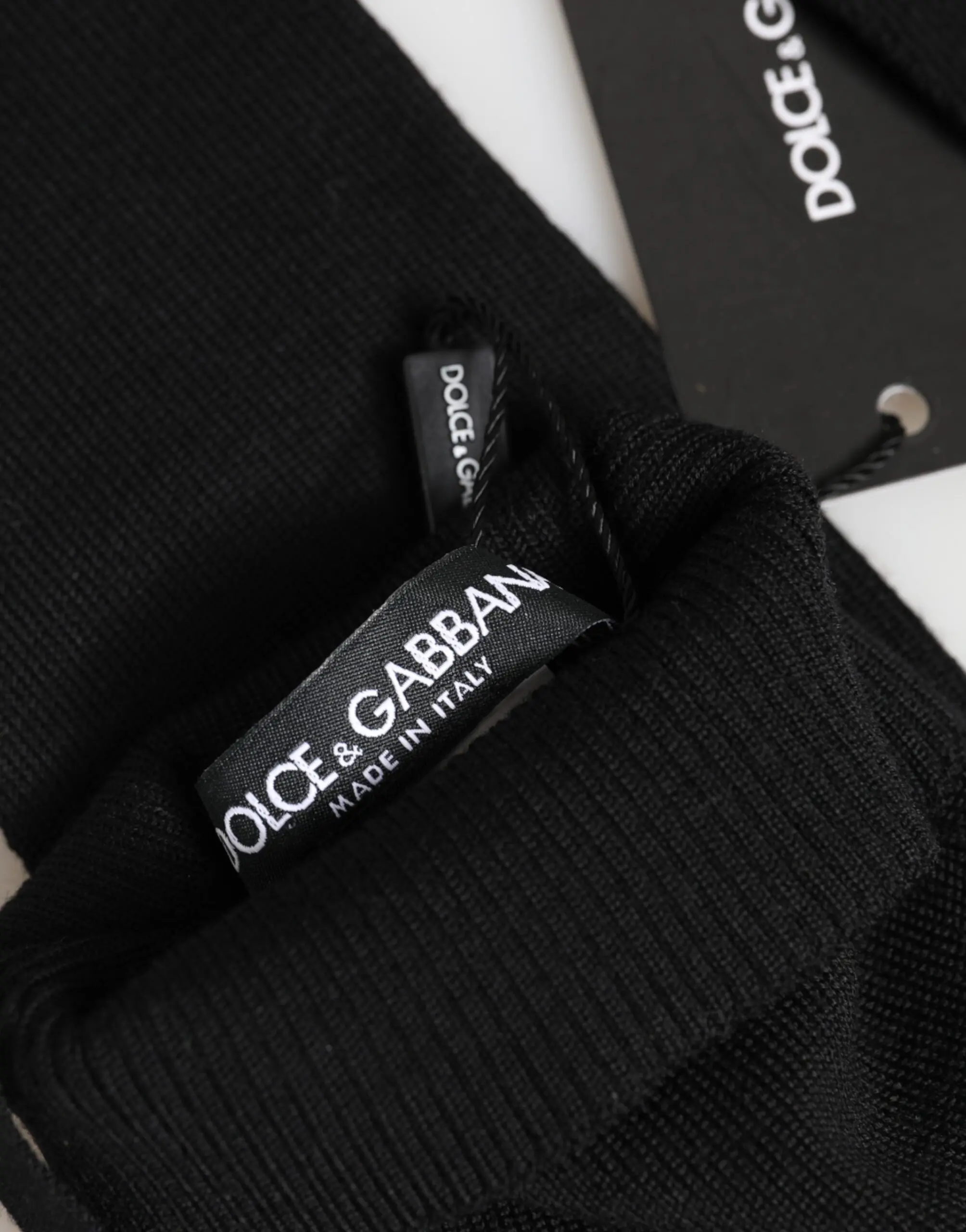 Перчатки без пальцев из шерсти Virgin Dolce & Gabbana