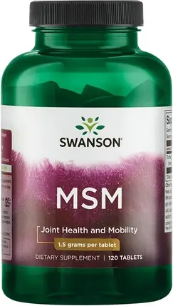 Swanson MSM 1500 мг 120 таблеток