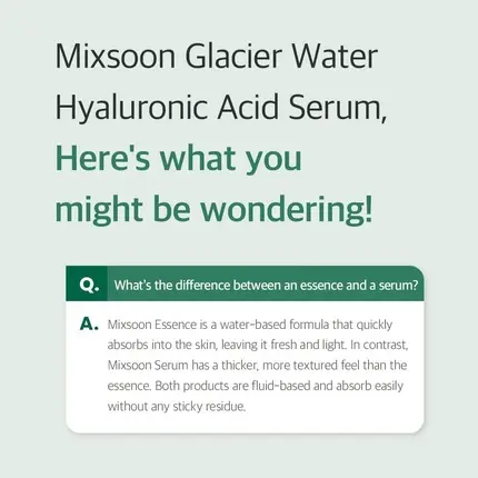 Mixsoon Essential Glass Skin Duo Exfoliating Hydrating Glacier