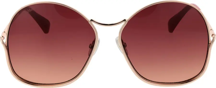 Солнцезащитные очки Max Mara из розового золота