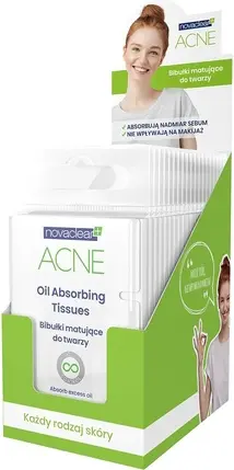 Blotting Papers Novaclear Acne Oil Absorbing Tissue