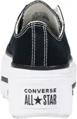Кеды Converse Черно-белые Тканевые На Платформе