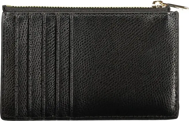 Черный кожаный кошелек Furla
