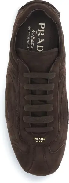 Brown Calf Leather Bos Taurus Athletic Sneakers
