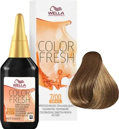 Полуперманентная краска для волос Wella Professionals Color Fresh 7/00 Средний блонд натуральный