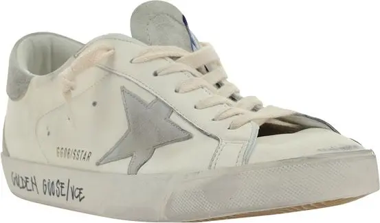 Sneakers Golden Goose White Calf Leather Bos Taurus Low Top Sneakers
