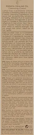 L'Anza Keratin Healing Oil Cleansing Cream