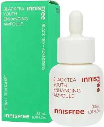 Innisfree Сыворотка с черным чаем, повышающая молодость