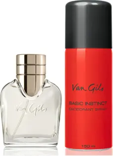 Подарочный набор Van Gils Basic Instinct Eau de Toilette & Deodorant Spray
