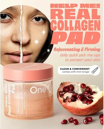 Pads Oneday's You One-Days You Help Me! Настоящие коллагеновые диски для упругости и увлажнения кожи