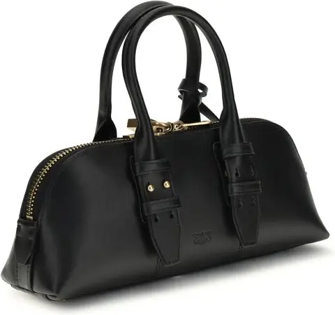 Bag Pinko Black Calf Leather Bos Taurus Shoulder Bag