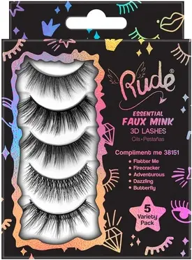 Накладные ресницы Rude Essential Faux Mink 3D Lashes