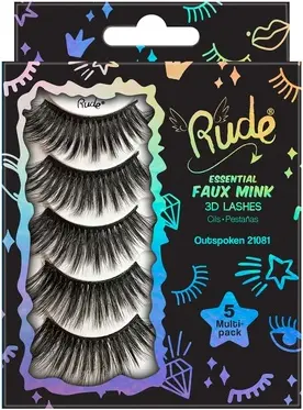 Rude Essential Faux Mink 3D Lashes Outspoken