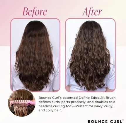 Щетка Define Edgelift Brush Pink Bounce Curl