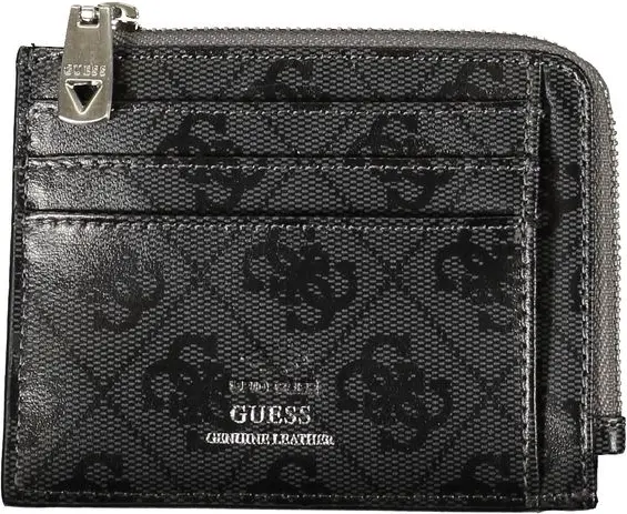 Guess Shoes Черный кожаный картхолдер
