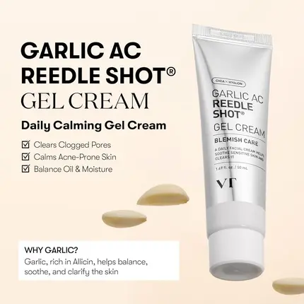 Vt Cosmetics Крем-гель с чесноком Reedle Shot