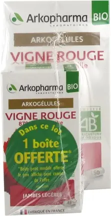 Arkogelules Organic Red Vine Arko Pharma