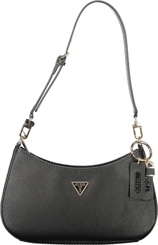 Женская сумка Guess Shoes черная из полиэтилена