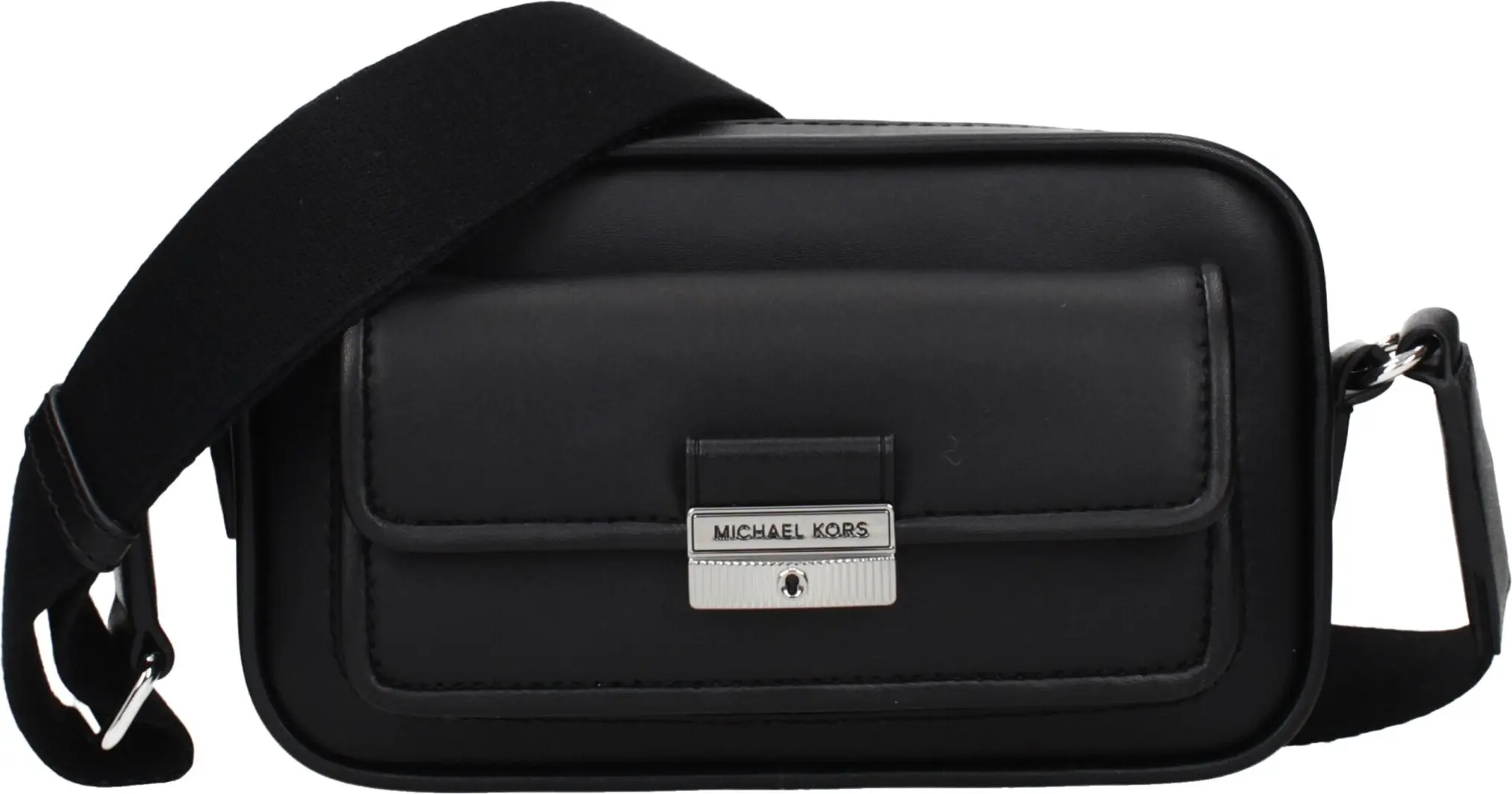 Michael Kors Черная кожаная сумка через плечо