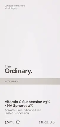 The Ordinary Сыворотка с витамином С 23% и сферами гиалуроновой кислоты 2% 30 мл