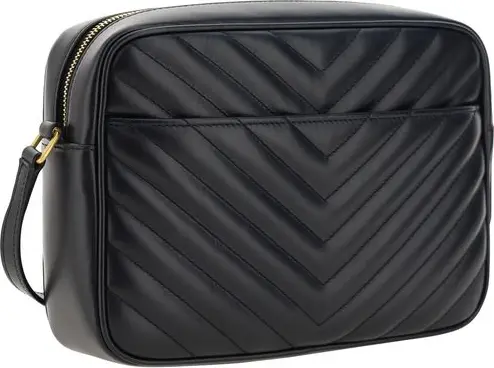 Black Calf Leather Bos Taurus Shoulder Bag