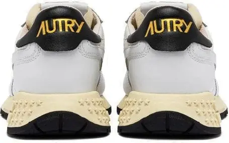 Белые низкие кеды из ткани Autry